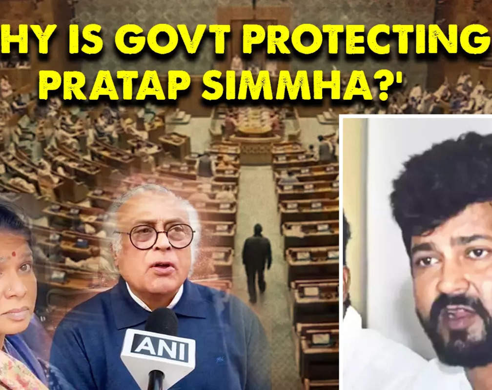 
Parliament security breach case: Opposition slams BJP for protecting Mysuru MP Pratap Simmha
