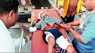 9-year-old shoolboy suffers over 20 dog bites in Surat