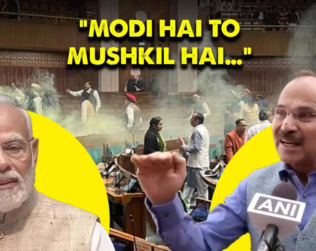 
“Modi hai to mushkil hai…” Adhir Chowdhury lashes out at Centre’ over Parliament security breach
