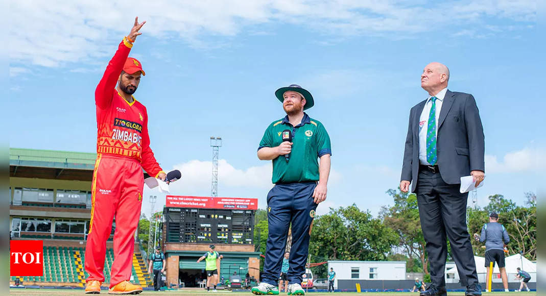 Zimbabwe 34/4 in 11.4 Overs | Zimbabwe vs Ireland live updates, 2nd ODI in Harare  – The Times of India