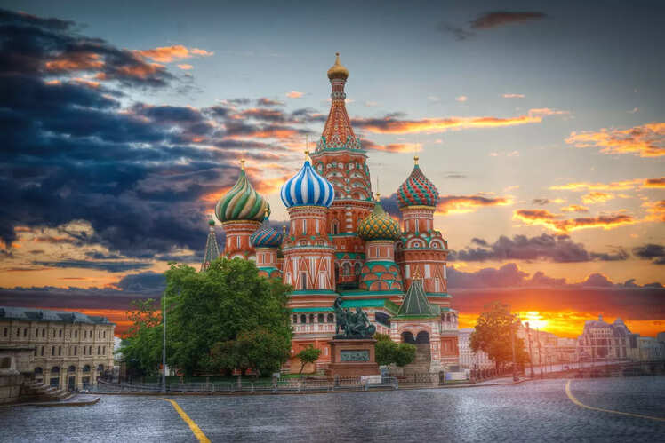 St Basil's Cathedral in Moscow, Russia