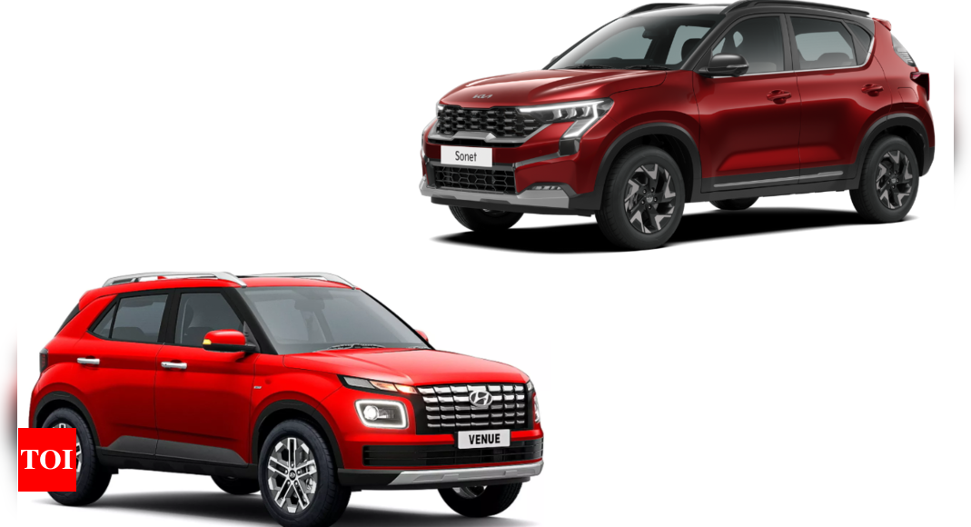 Sonet: Kia Sonet facelift vs Hyundai Venue: Price, variants, features, specifications compared