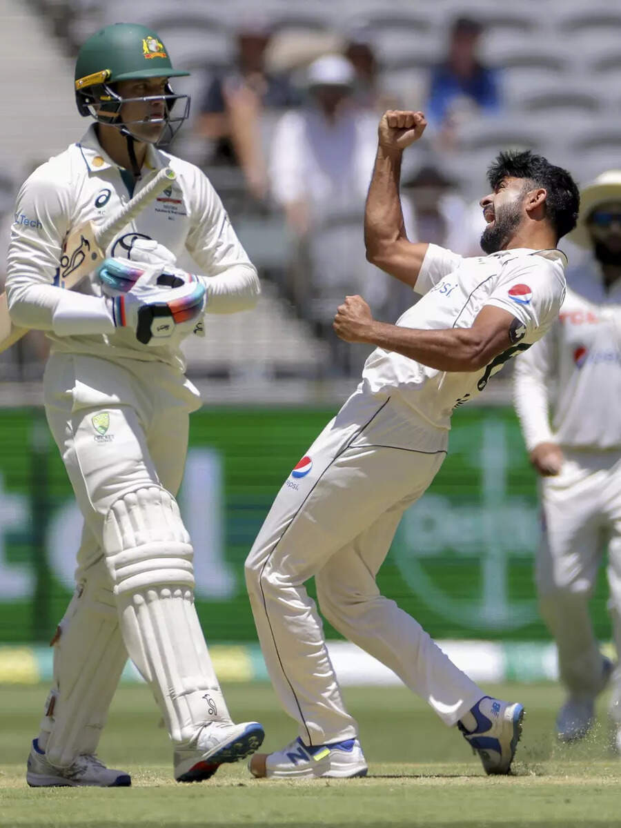 1st Test: Pakistan trail Australia by 355 after Jamal takes six on ...
