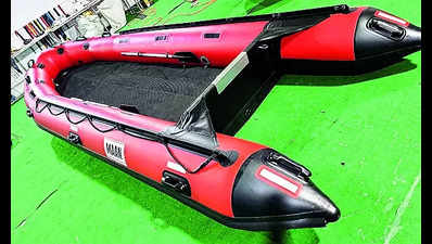 Fire dept acquires ‘made in Gujarat’ rescue boats