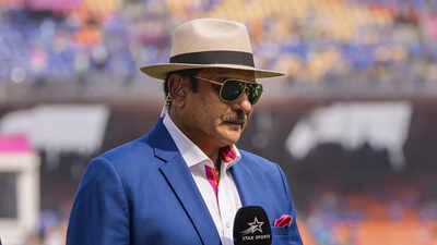 Watch: Rare occasion when Ravi Shastri fumbled with words at toss in Perth  Test between Australia and Pakistan | Cricket News - The Times of India