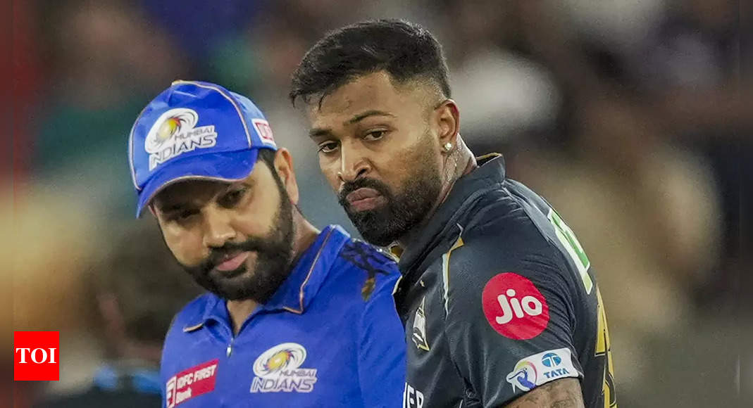 IPL Fans der Mumbai Indians machen ihrem Ärger Luft nachdem Rohit Sharma als Kapitän