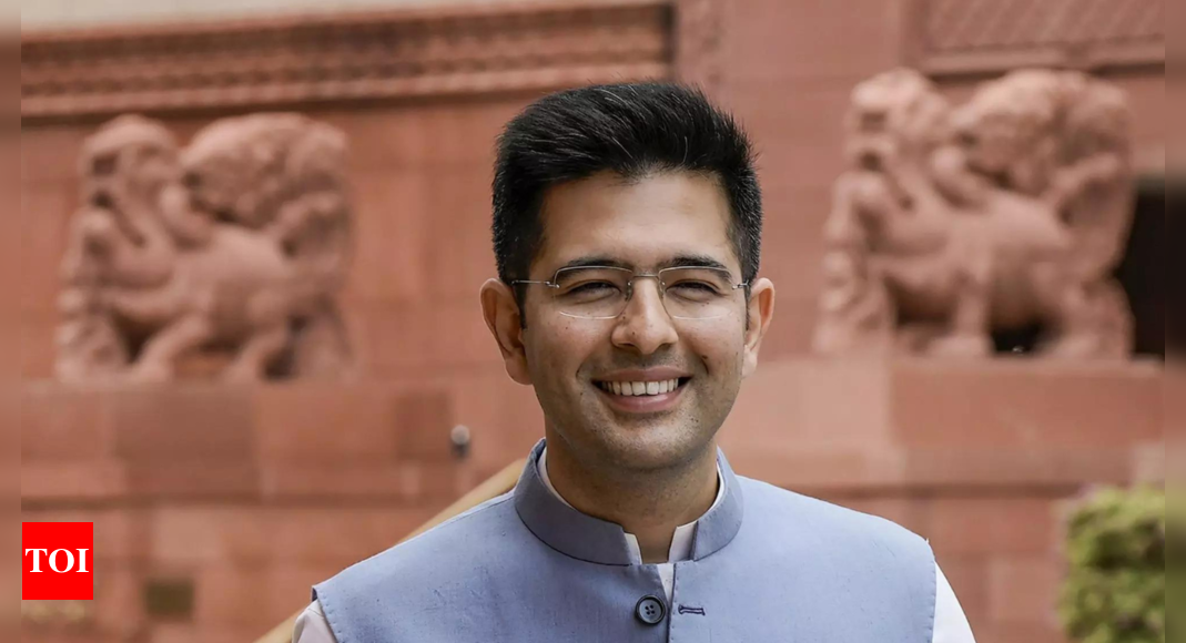 Mp Raghav Chadha Appointed As Rajya Sabha Party Leader By Aap Delhi News Times Of India 6332