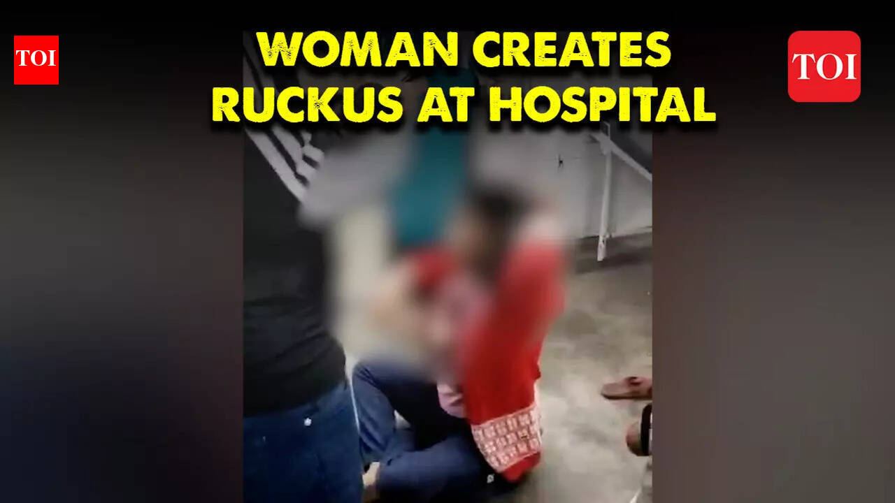 Drunk woman creates ruckus at hospital in MP's Ujjain