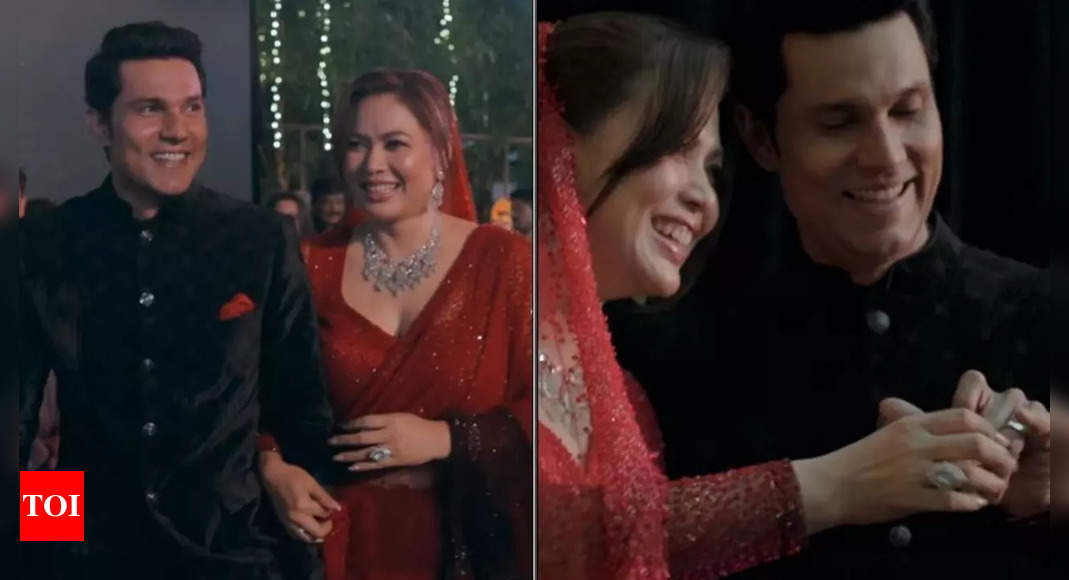 Randeep Hooda and Lin Laishram’s new UNSEEN video from their reception party is dipped in love, netizens react – WATCH | Hindi Movie News