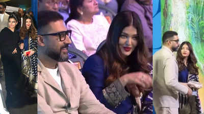 Abhishek Bachchan And Aishwarya Rai Bachchan Indulge In Light-hearted ...