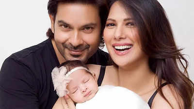 The Kapil Sharma Show fame Rochelle Rao and husband Keith Sequeira reveal their 2-month-old baby girl's face and name; watch the adorable video