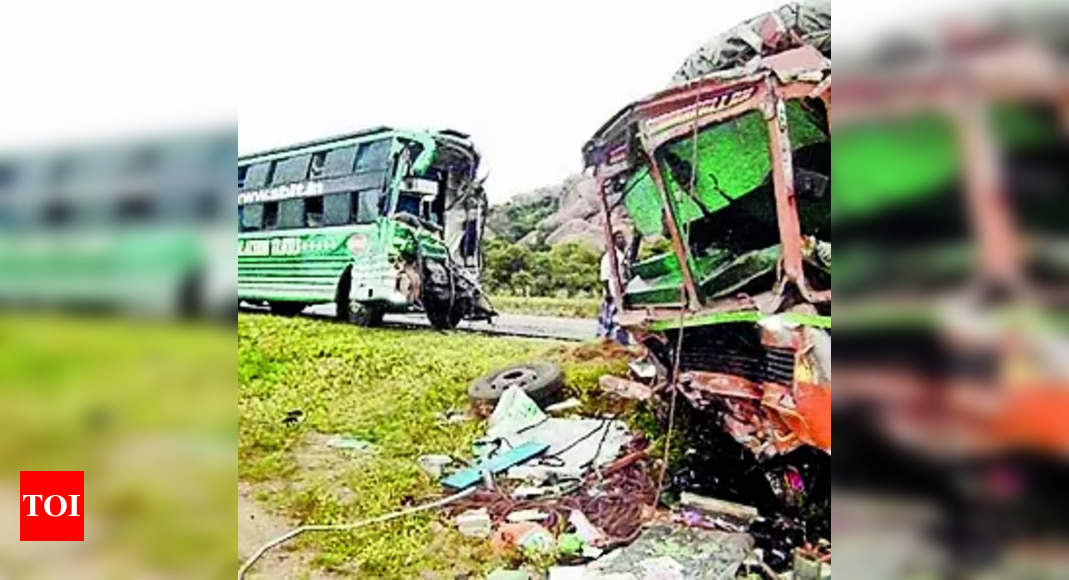 Truck: Two Killed, 16 Injured As Luxury Bus And Truck Collide Head On ...