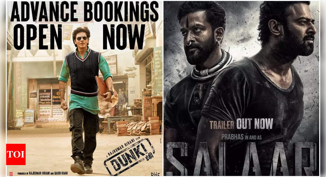 SRK’s ‘Dunki’ mints Rs 1.24 crore in advance booking, trails behind Prabhas' 'Salaar'