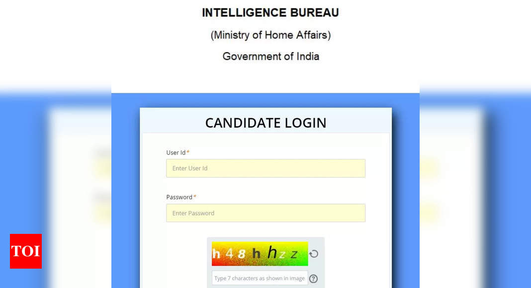 IB SA, MTS Admit Card 2023 released at mha.gov.in, direct link here