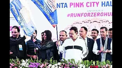 12000 compete in Pink City Half Marathon