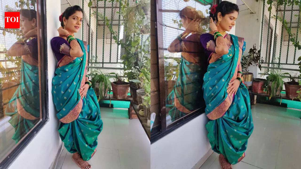 Suruchi Adarkar shows off her new bride glow as she decks up in a ...