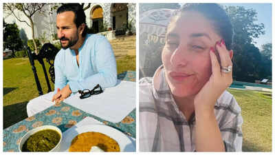 Kareena Kapoor indulges in 'makki ki roti and sarson ka saag' as she spends holiday season at Pataudi Palace with Saif Ali Khan - See photos