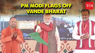 PM Narendra Modi flags off second Vande Bharat Express between Varanasi and Delhi