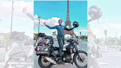 32-yr-old biker from Mumbai criss-crosses 27 nations to cover 29,000km in 136 days