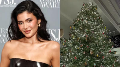 Kylie Jenner flaunts her giant Christmas Tree and throwback memories, writes "My childhood"