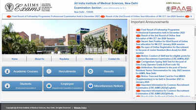 AIIMS INI CET 2023 Round 2 Seat Allotment Result Out at aiimsexams.ac.in, Direct Link Here