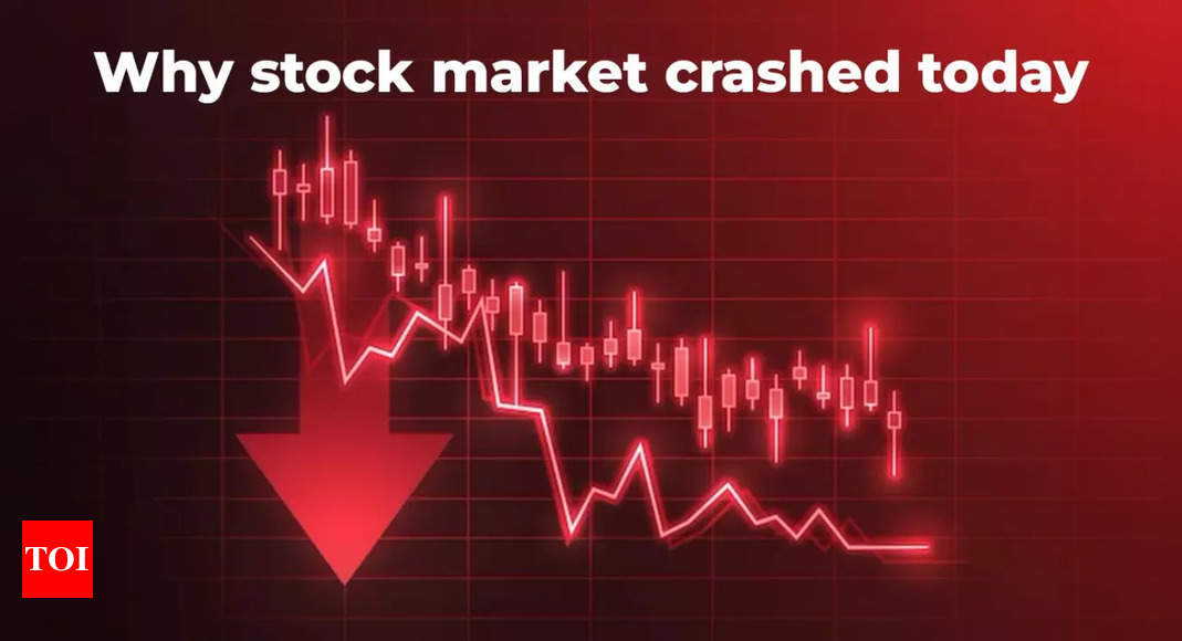 Stock market crash today: Reasons why Sensex crashed over 900 points ...