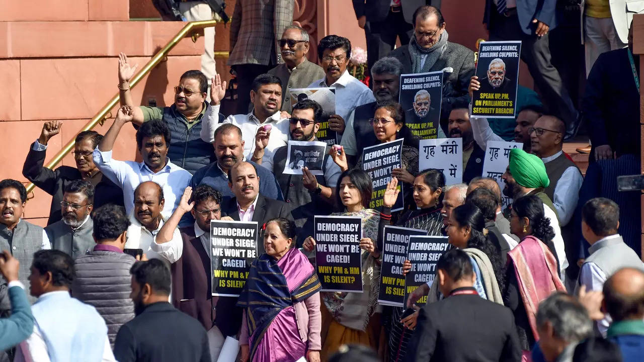 Suspended MPs: Suspended MPs to hold protest at Jantar Mantar on
