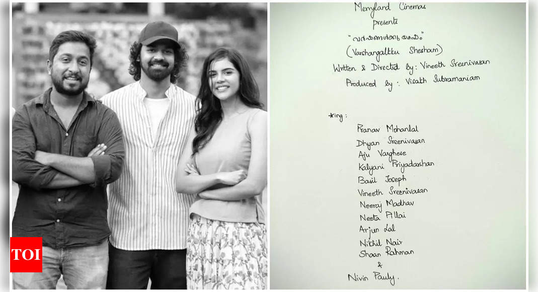 Pranav Mohanlal and Kalyani Priyadarshan’s ‘Varshangalkku Shehsam’ to release in April 2024