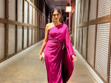 Apeksha Porwal proves she is a style icon in a plum cocktail dress!