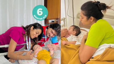 Tanvi Thakkar shares how she had to hospitalise her little munchkin Krishay and cancel all their staycation bookings for his 6 months celebration; writes "I still wish I could take his pain upon myself"