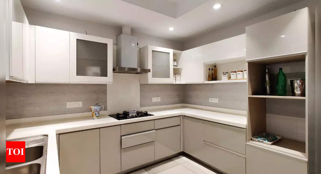 How to design a modular kitchen in a 2-BHK flat - Times of India