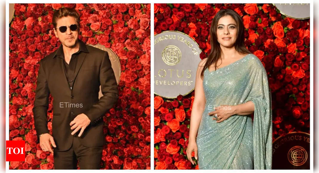 Shah Rukh Khan: Shah Rukh Khan, Kajol Amitabh Bachchan and other Bollywood celebrities grace producer Anand Pandit’s star-studded 60th birthday bash – See photos