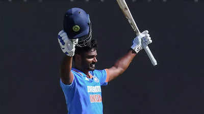 'Happy to see the results go my way now': Sanju Samson after maiden ODI ton