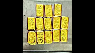 Over 3.1kg gold seized at airport