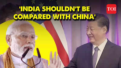 PM Narendra Modi: 'India should be compared with democracies, not China'
