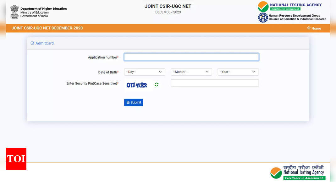 CSIR UGC NET 2023 Admit Card for December Exam Released; Download Here