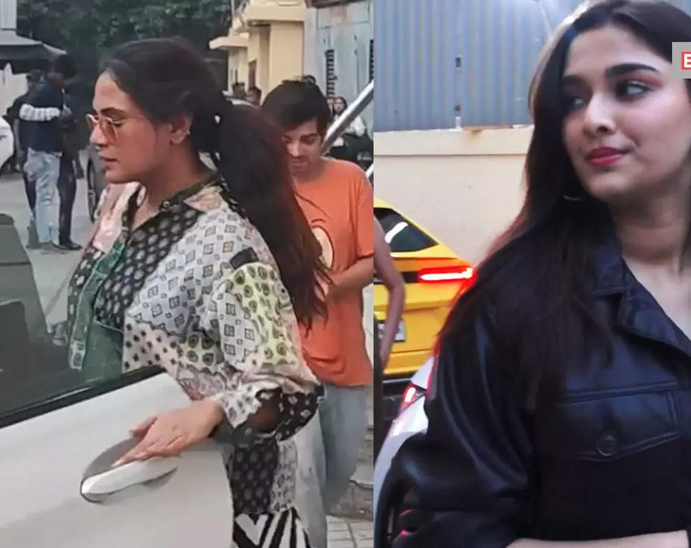 
Richa Chadha, Ali Fazal go on movie date; Saiee Manjrekar obliges fans with a selfie outside a theatre
