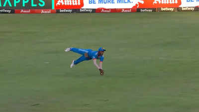 Watch: Sai Sudharsan awarded medal for 'Impact Fielder of the ODI Series' against South Africa