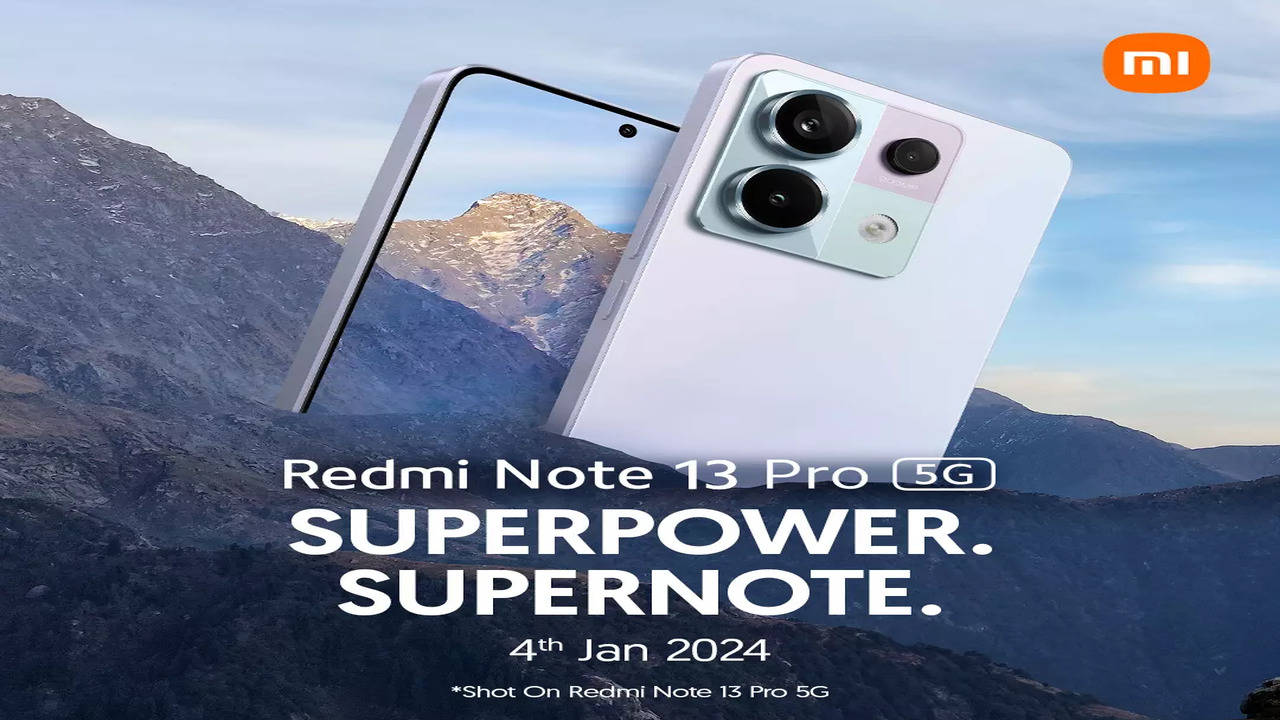 Redmi Note 13 Pro smartphone to launch in India on January 4: All details -  Times of India