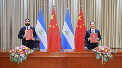 China and Nicaragua sign loan for international airport