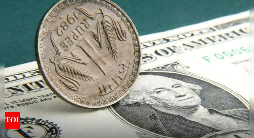 Rupee rises 12 paise to settle at 83.15 against US dollar – Times of India