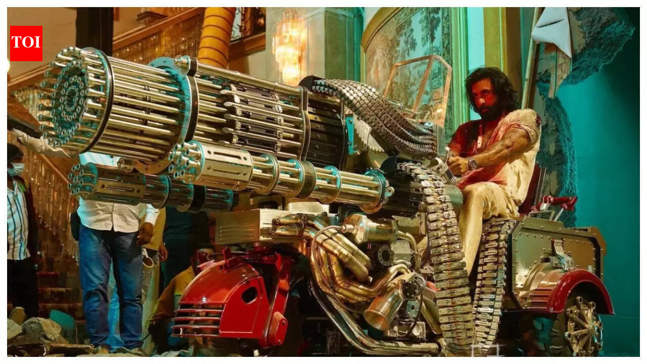 Ranbir Kapoor's unfiltered reaction to 'Animal's 500 KG machine gun ...