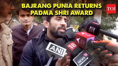 Olympic medallist Bajrang Punia returns Padma Shri to protest Sanjay Singh’s election as WFI President