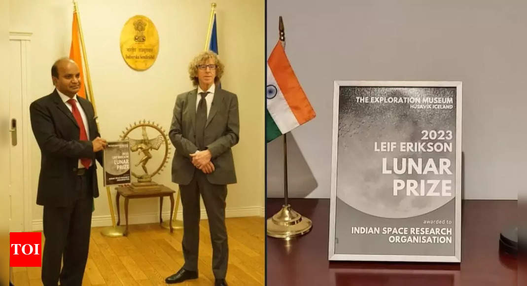 ISRO awarded Leif Erikson Lunar Prize for Chandrayaan3's success