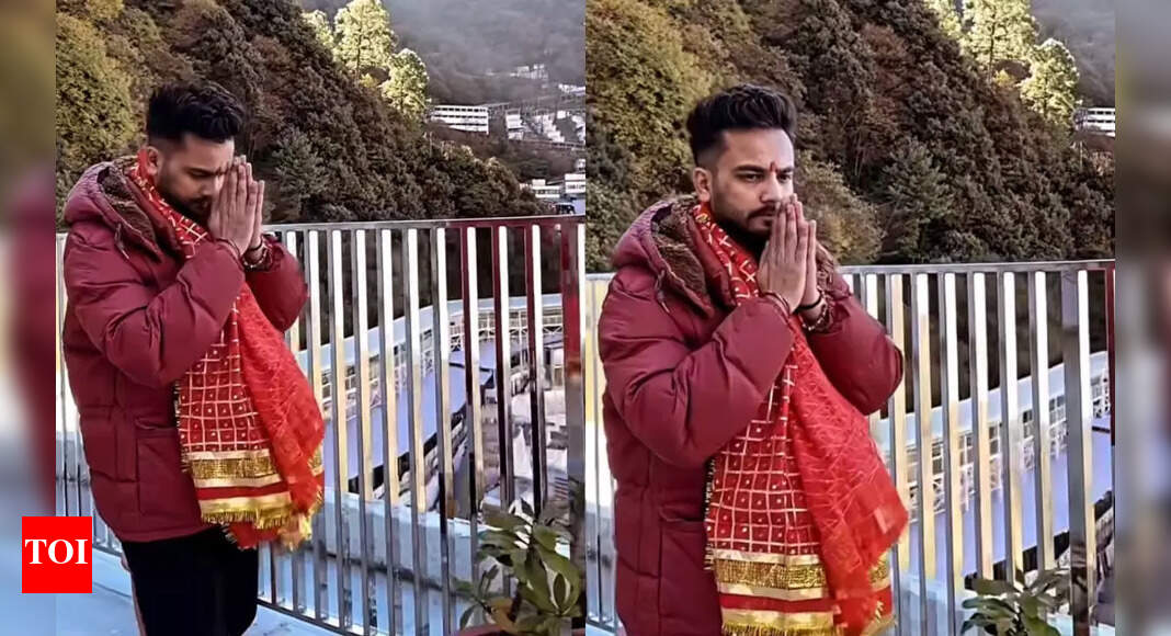 Bigg Boss OTT 2 fame Elvish Yadav seeks blessings at Vaishnodevi temple; see pics
