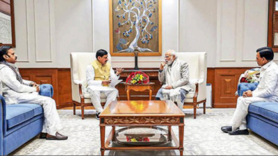 CM Mohan Yadav meets PM Modi, focus on state's progress