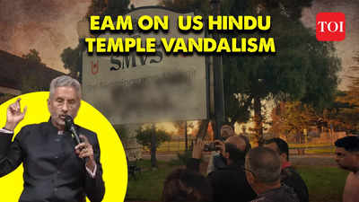 'Extremists shouldn't be given space..': EAM Jaishankar strongly condemns anti-India graffiti on US Hindu temple