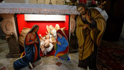 'Blasphemous' same-sex nativity scene angers conservatives in Italy