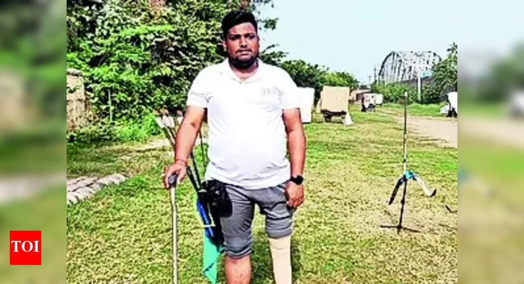 Para Archery National Championship Amputee represents Raj in para