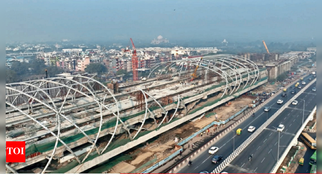 RRTS: 7km Elevated Corridor Of Rrts In Delhi Ready | Delhi News - Times ...